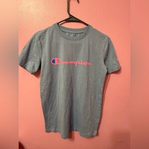 Champion Light Blue  Athletic Tee Boy's size L